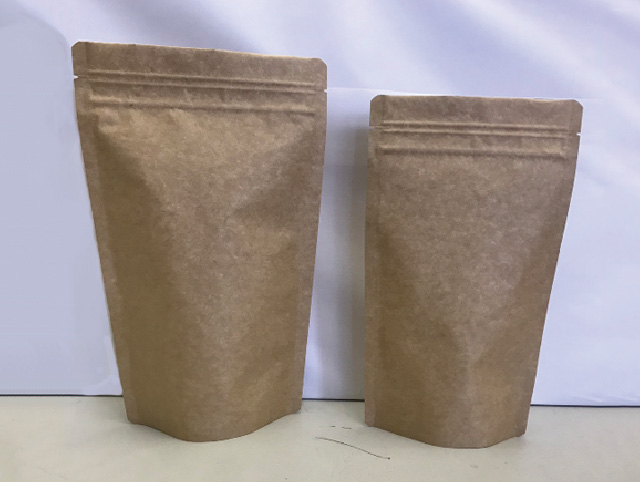 クラフト・アルミチャック付き袋 | 製品情報 | オリジナルコーヒー紙袋の小ロット印刷 | 片山製袋株式会社