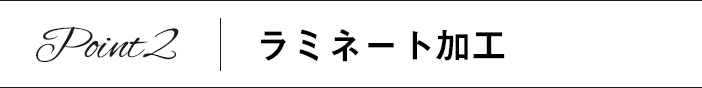 Point2　ラミネート加工